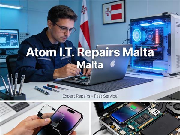 Atom I.T. Repairs Malta: Expert Apple, Laptop & PC Services